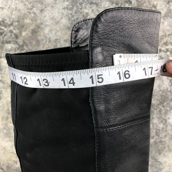 Louise et Cie Women's Size 8.5M Andora Black Leather Over The Knee Riding Boots - Picture 10 of 16